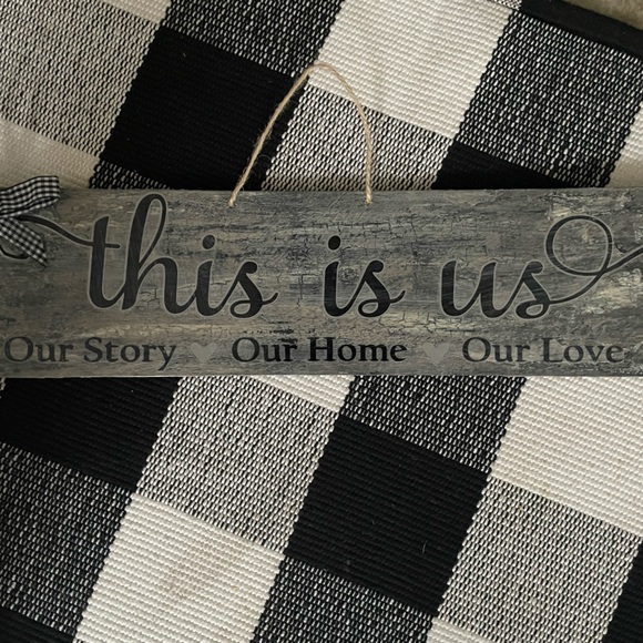 Home decor sign approx. 6x18 - Picture 1 of 1